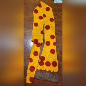 Crochet Pizza Scarf